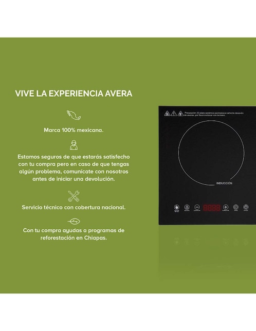 Parrilla de inducción empotrable Avera PIV2 en Liverpool
