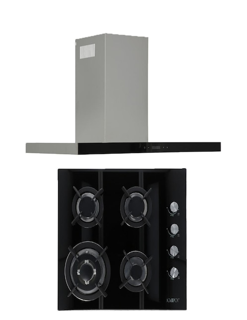 Campana de pared TEMAX + CLIO de cristal templado Campana de pared TEMAX + CLIO de cristal templado