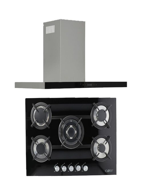 Campana de pared TEMAX + CAPELLA de cristal templado