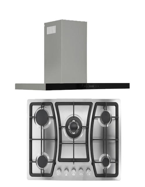 Campana de pared TEMAX + VIGNUS de acero inoxidable