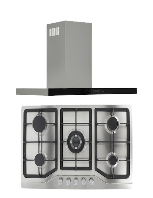 Campana de pared TEMAX + VESTA de acero inoxidable