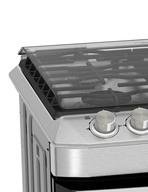 Estufa de Empotre 80 cm Acero Inoxidable Vidrio Gris Vulcano Io Mabe -  IO8075GETII0 | Estufas | Cocción | Tienda Mabe Empleados e Institucionales