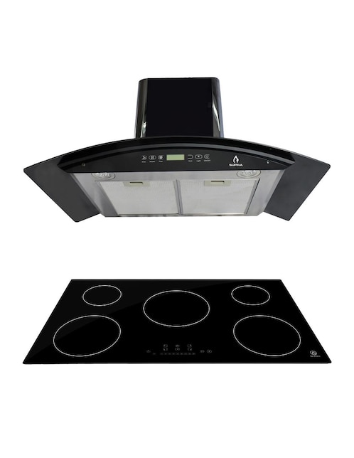 Campana de pared Portofino supra de acero inoxidable Campana de pared Portofino supra de acero inoxidable