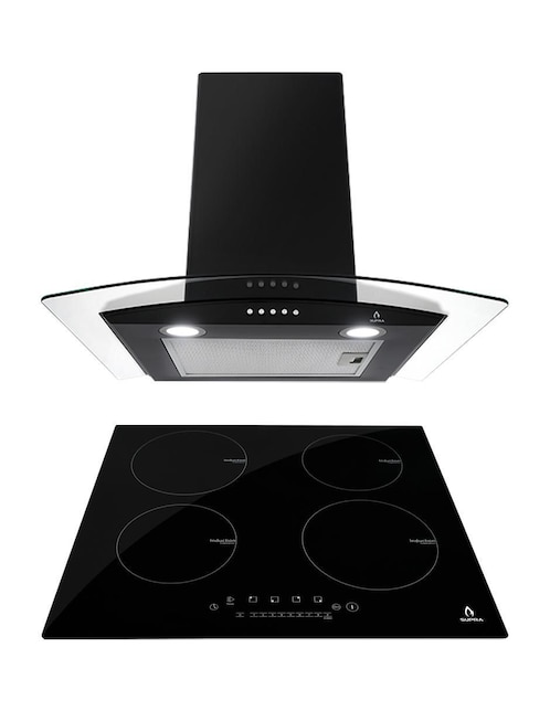 Campana de pared Supra NEGRONI de acero inoxidable