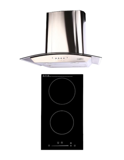 Campana plana Marex + Kirk de acero inoxidable