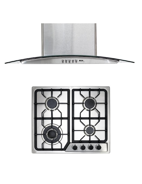 Parrilla a gas lp empotrable Disa Home