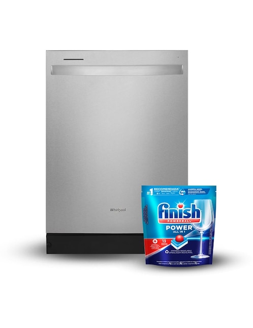 Lavavajillas de empotre Whirlpool 12 servicios CWDT540HAMZ + detergente en tabletas