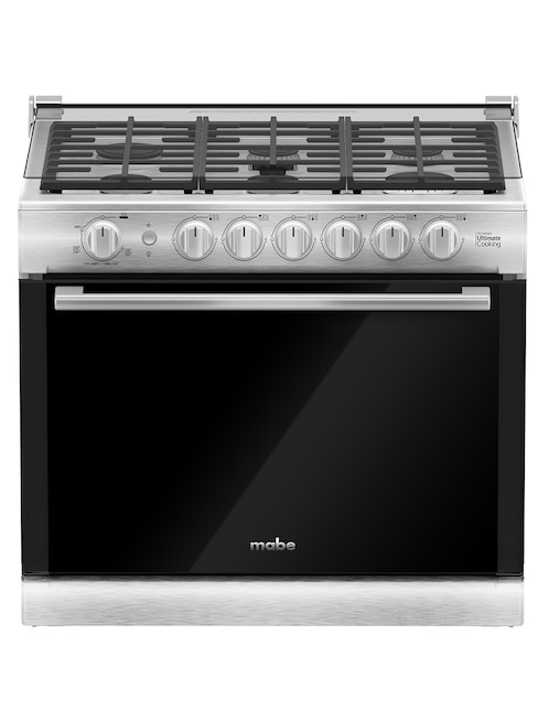 MABE Estufa empotrable a Gas LP Mabe 80 cm XOC80750CI2 de 6 quemadores