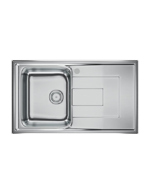 Fregadero de acero inoxidable Tecnolam con escurridor derecho Pizzica