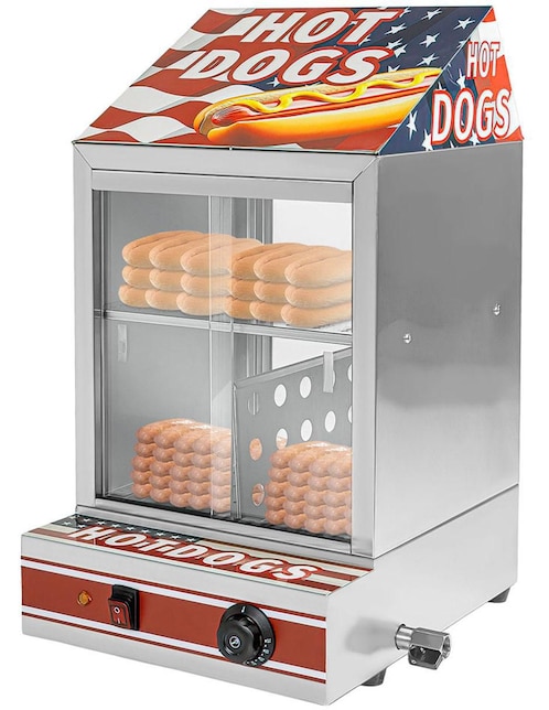 Horno eléctrico Gutstark MKZ-VITRINAHOTDOG capacidad 2.1 pies