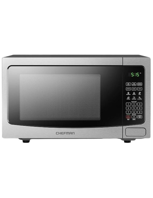 Horno de microondas convencional Chefman modelo RJ55-SS-11-MX​​ de 1.1 pies