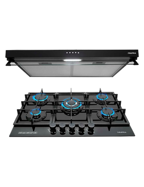 Parrilla a gas lp empotrable Supra