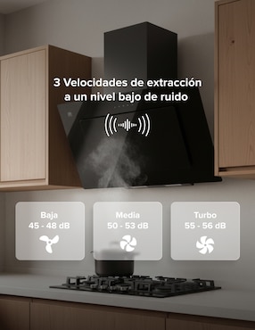 Campana de pared Avera CEV90C de acero inoxidable