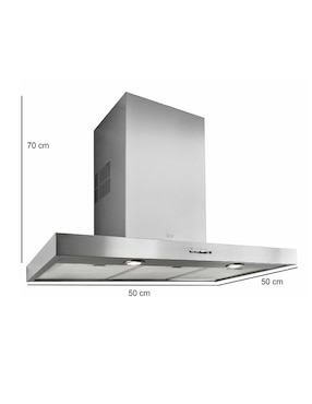 Campana de pared Teka DJE70 de acero inoxidable