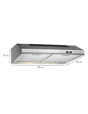 Campana de pared Teka TMX 50 INOX de acero inoxidable