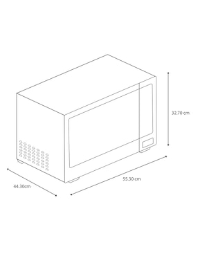 Horno de microondas con grill Ge Profile modelo PEB160SFSS de 1.6 pies cúbicos