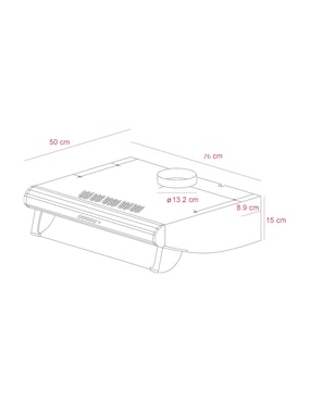 Campana de pared Teka C 7310