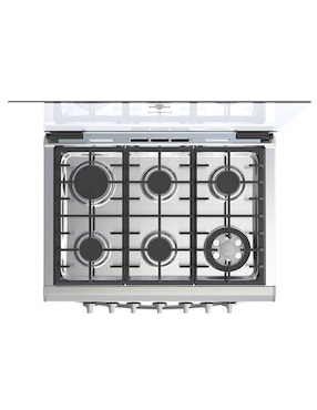 Estufa empotrable a Gas LP Whirlpool 76 cm WER3100D de 6 quemadores
