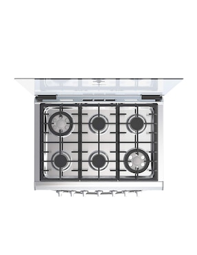 Estufa empotrable a Gas LP Whirlpool 76 cm WER5000S de 6 quemadores