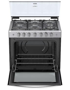 Estufa empotrable a Gas LP Whirlpool 76 cm WER5100S de 6 quemadores