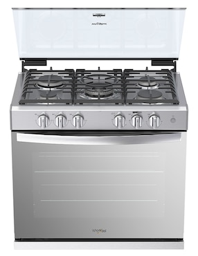 Estufa empotrable a Gas LP Whirlpool 76 cm WER7000S de 5 quemadores
