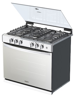 Estufa empotrable a Gas LP Whirlpool 76 cm WER7000S de 5 quemadores