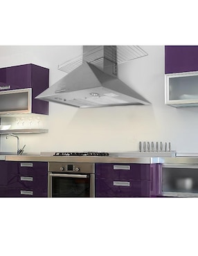 Campana de pared Sanaire CA EGI 90 P SS de acero inoxidable