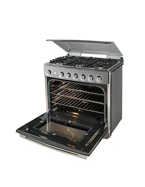 Estufa empotrable a Gas LP Teka 79 cm EMGG8660SRX de 6 quemadores