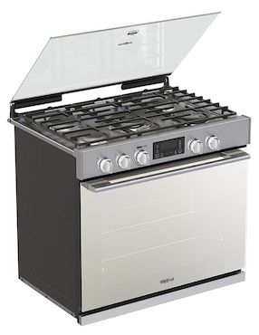 Estufa empotrable a Gas LP Whirlpool 76 cm WER9000S de 5 quemadores