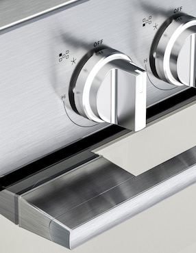Estufa empotrable a Gas LP Whirlpool 76 cm WER9000S de 5 quemadores