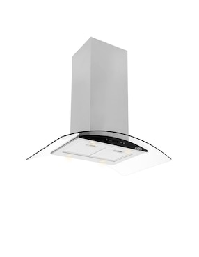 Campana de isla Odipo Ventex de acero inoxidable