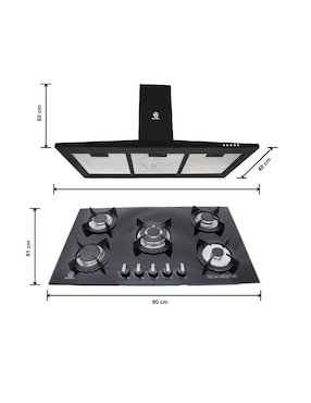 Campana de pared Supra C9-20-BB de acero