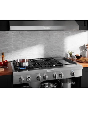 Parrilla a gas lp empotrable Kitchenaid
