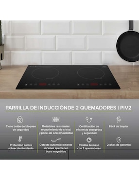 Parrilla a inducción empotrable Avera