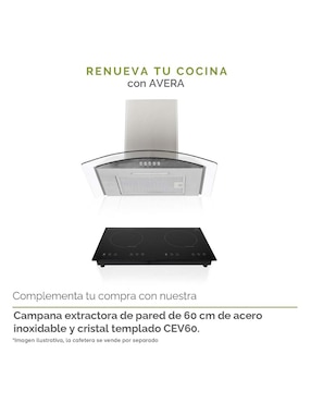 Parrilla a inducción empotrable Avera