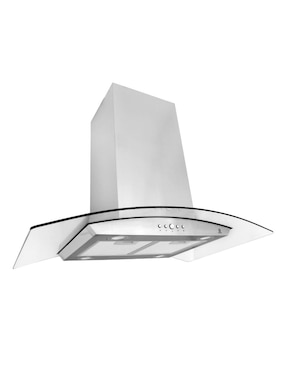Campana de isla Supra CI-90 de vidrio