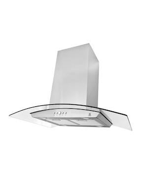 Campana de isla Supra CI-90 de vidrio