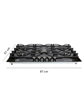 Parrilla a gas lp empotrable Supra