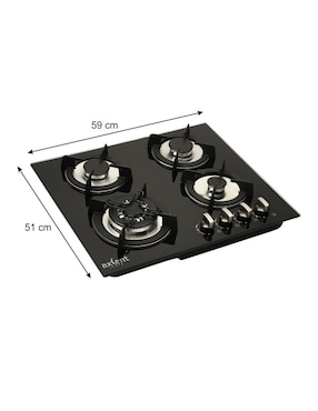 Parrilla a gas lp empotrable Axcent
