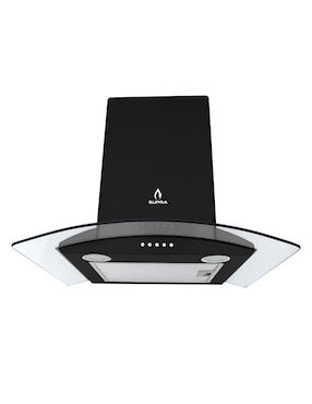 Campana de pared Supra CC-60-BLACK de cristal templado