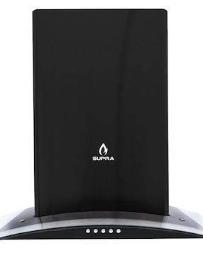 Campana de pared Supra CC-60-BLACK de cristal templado