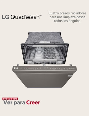 Lavavajillas de empotre Lg 15 servicios LDP6810BD