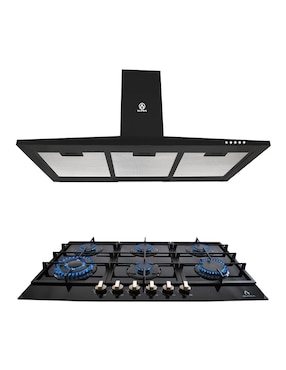 Combo Doria De Supra Campana De Pared + Parrilla Empotrable