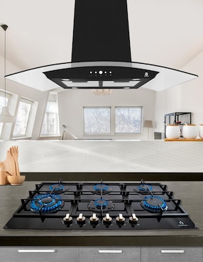 Combo campana de cocina Supra Montalcino de acero inoxidable
