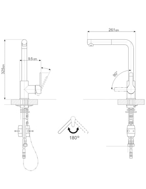 Fregadero de acero inoxidable Smeg VFU71SFR-MID1CR