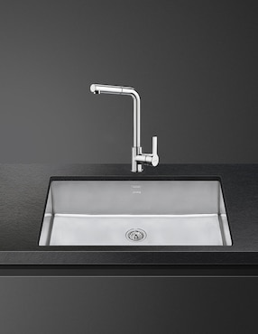 Fregadero de acero inoxidable Smeg VFU71SFR-MID1CR