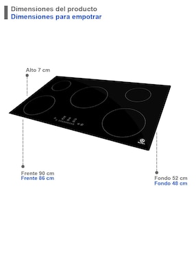 Campana de pared Supra Portofino supra de acero inoxidable