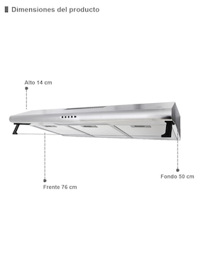 Parrilla a gas lp empotrable Supra