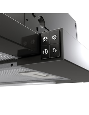 Campana de pared Whirlpool WHT9030B de acero inoxidable