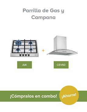 Parrilla a gas lp empotrable Avera